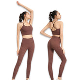 Дамски йога комплект Active две части (1+1)