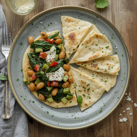 Spanakopita-Inspired Skillet Beans: Creamy, Cozy & Packed with Flavor