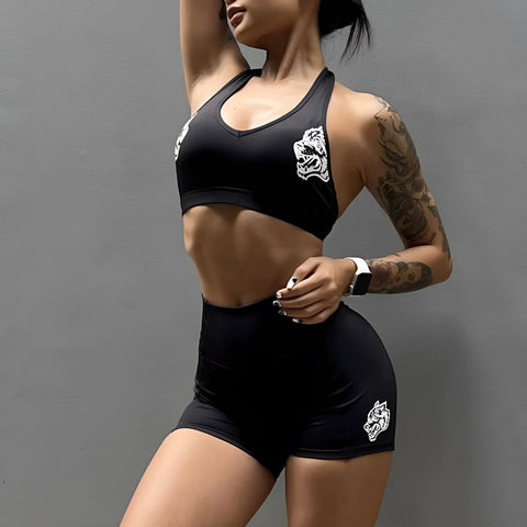 Дамски йога комплект Wolves две части (1+1)