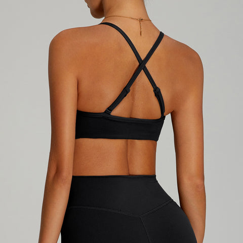 Дамски бързосъхнещ йога топ (1+1)